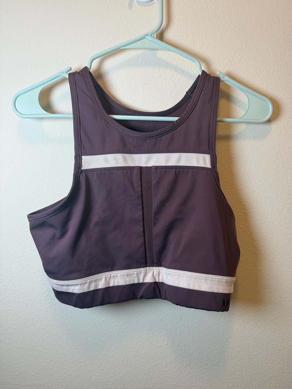 Nike Dri-FIT Swoosh Run Division Women's Padded Longline Sports Bra Maroon